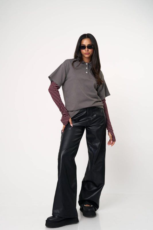 חולצת אליאנה - אפור