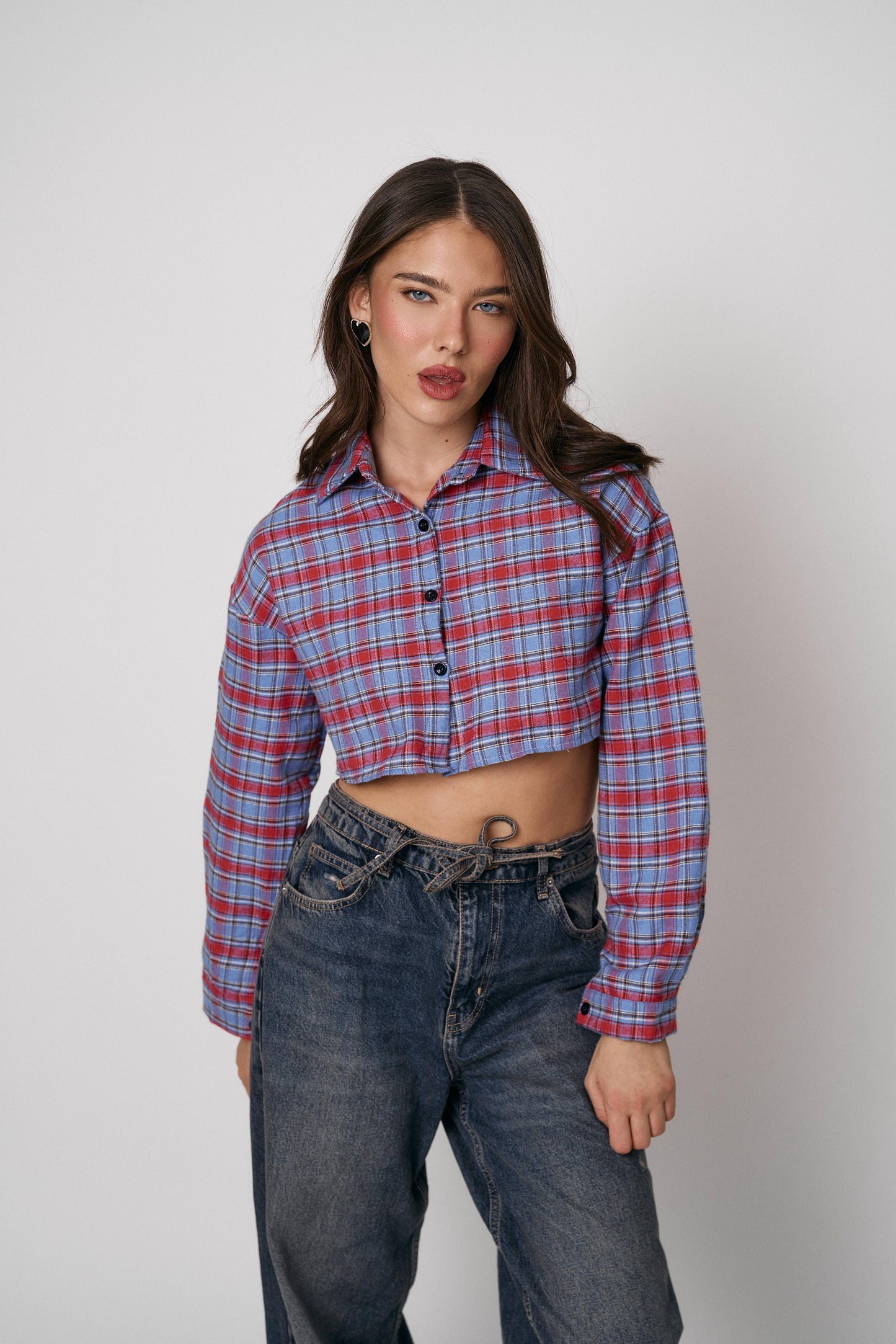 חולצת מוניק - שחור