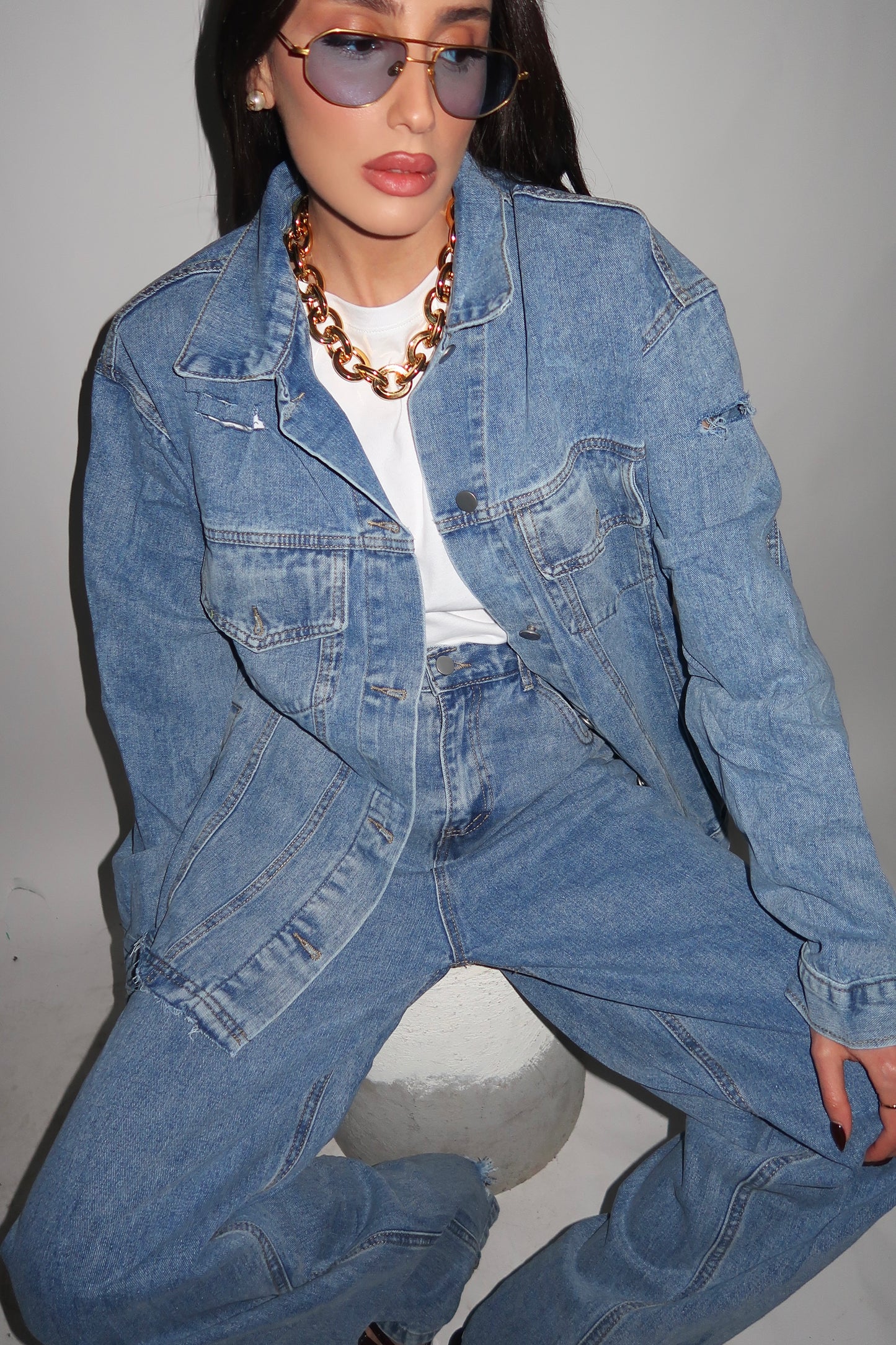 EXCLUSIVEחליפת גינס גייסון