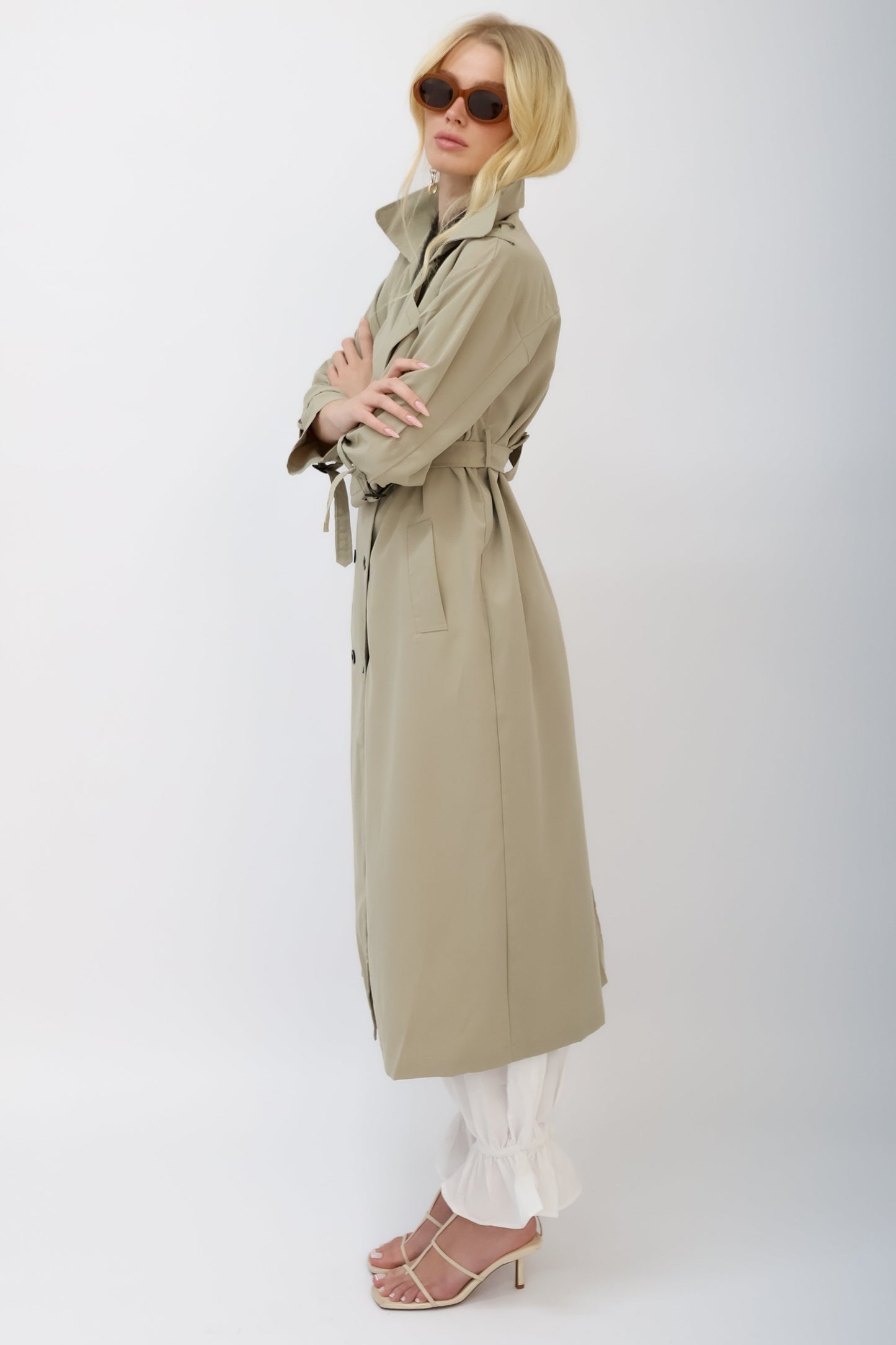 גקט טרנץ מיה - אפור