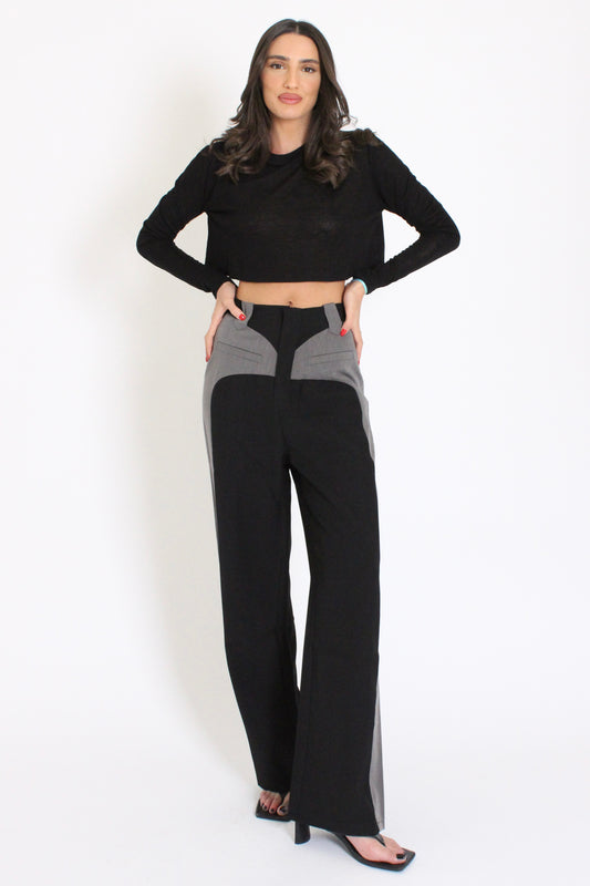 מכנסי מרלה - שחור
