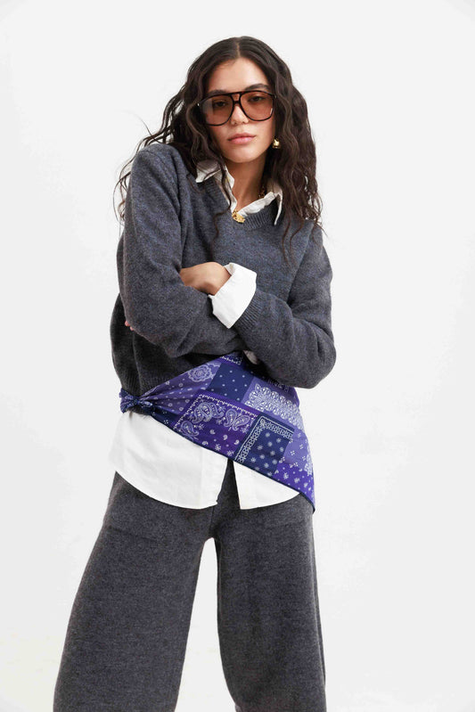 חליפת שרלין - אפור