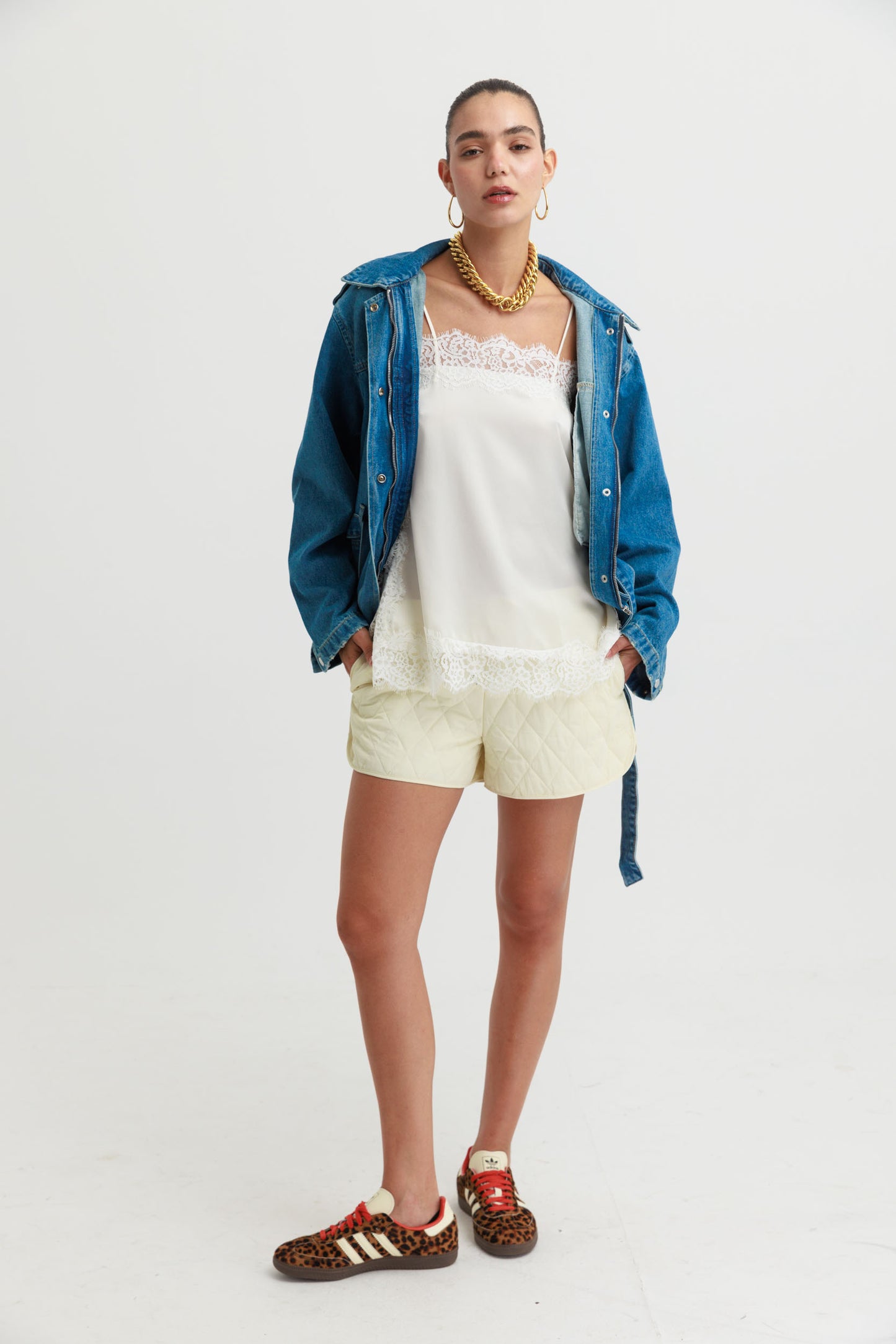 גופיית נואל לנזרי - שמנת