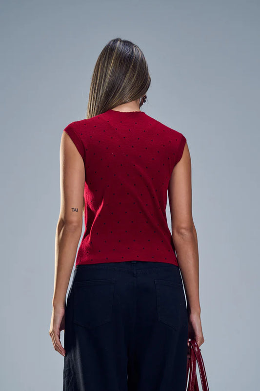 סריג מלה - בורדו