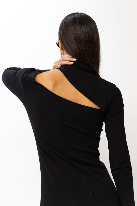 שמלת מירין - שחור