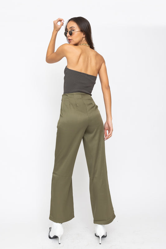 מכנסי מרסיי - ירוק זית