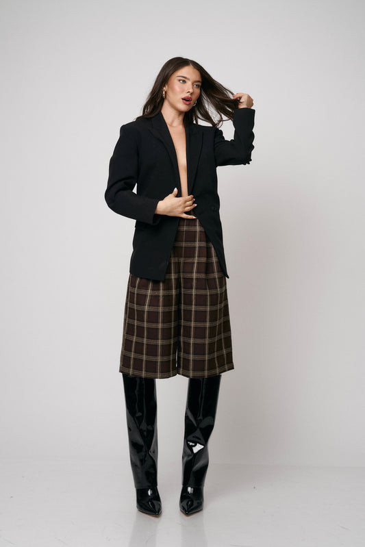 מכנסי ברמודה לונה - חום