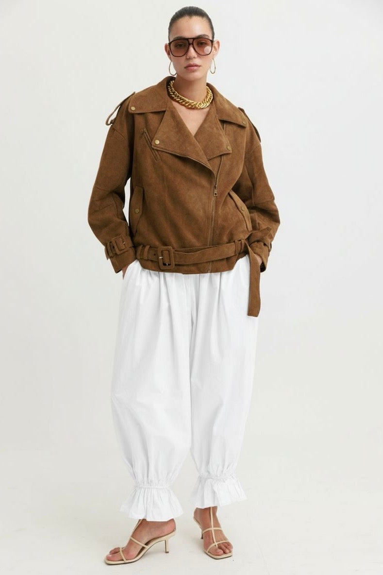 מכנסי מודי - חום