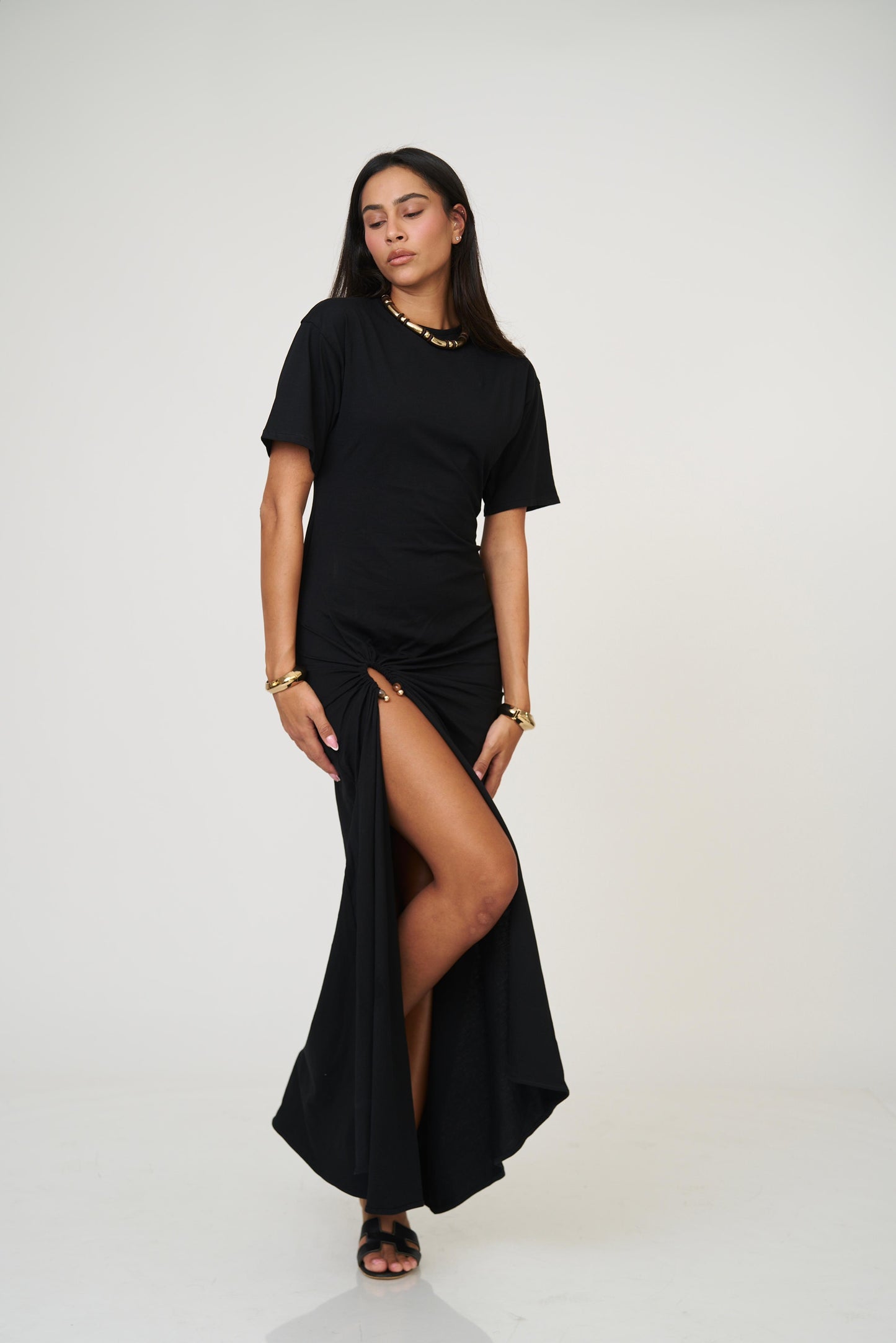 שמלת איימי - שחור