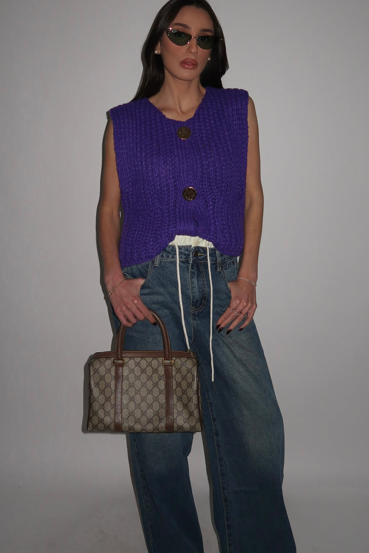 וסט שחף - סגול