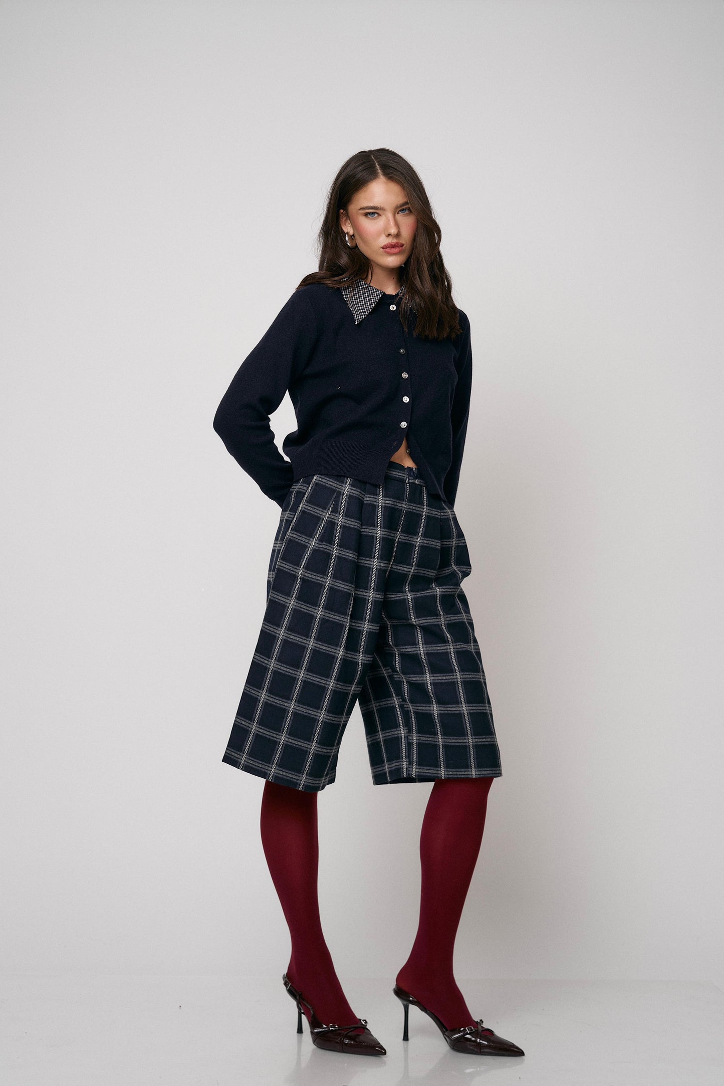 מכנסי ברמודה לונה - כחול