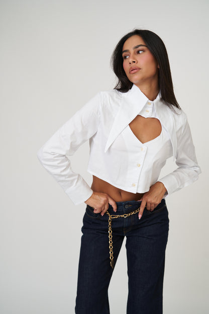 חולצת לימסל לב - שחור