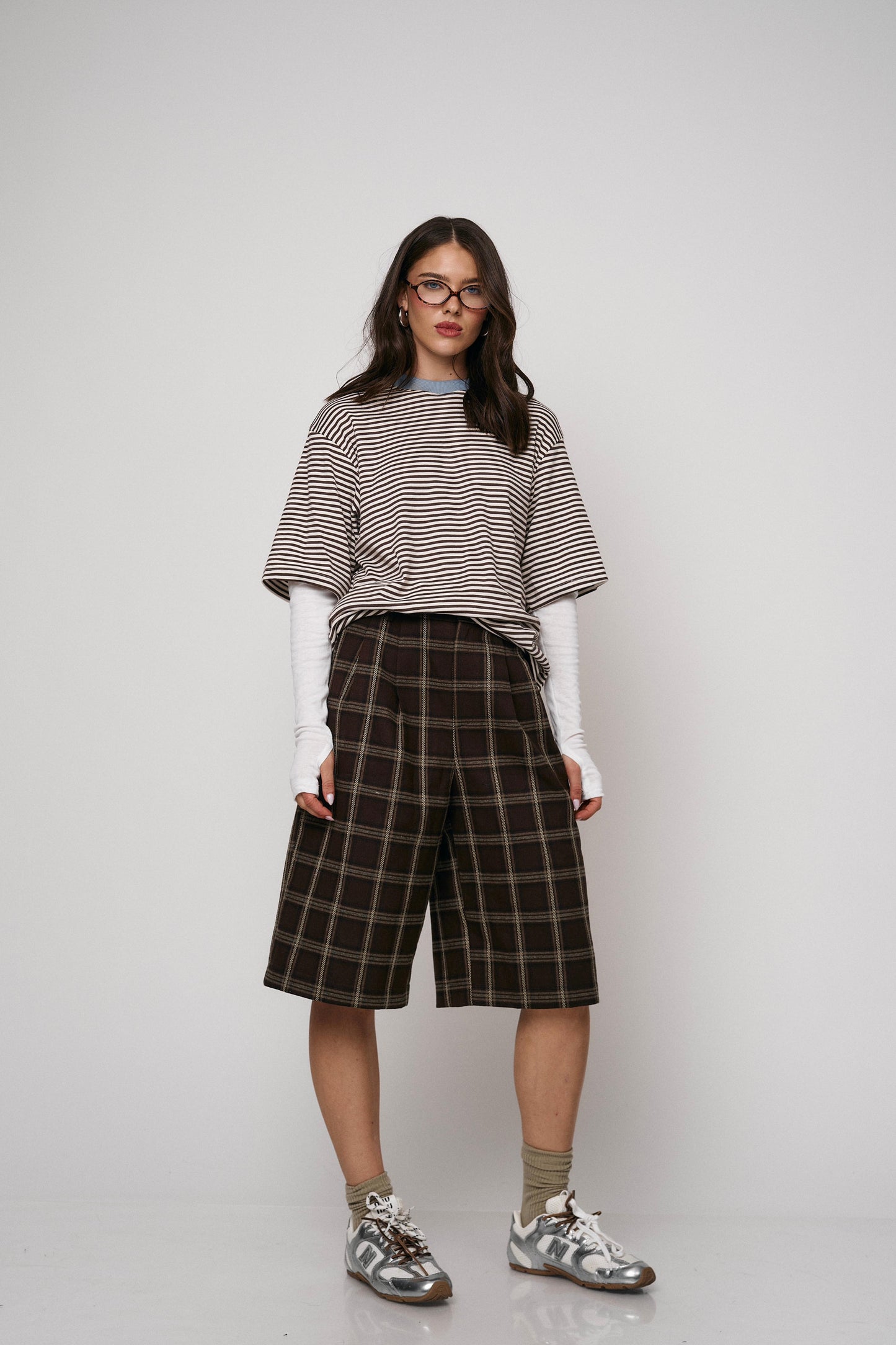 מכנסי ברמודה לונה - כחול