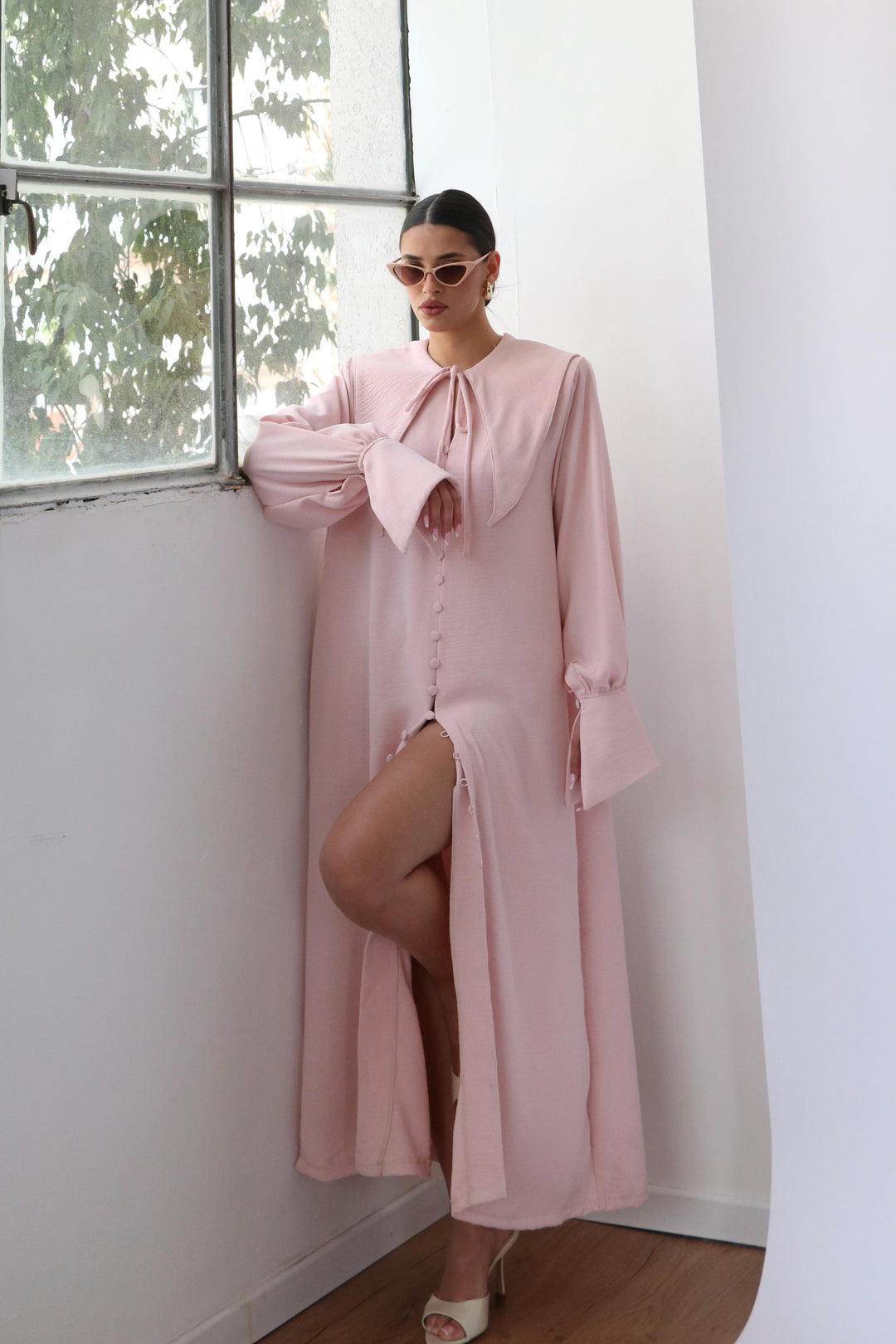 שמלת נילה - ורוד