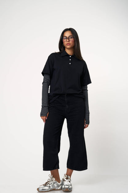 חולצת אליאנה - שחור