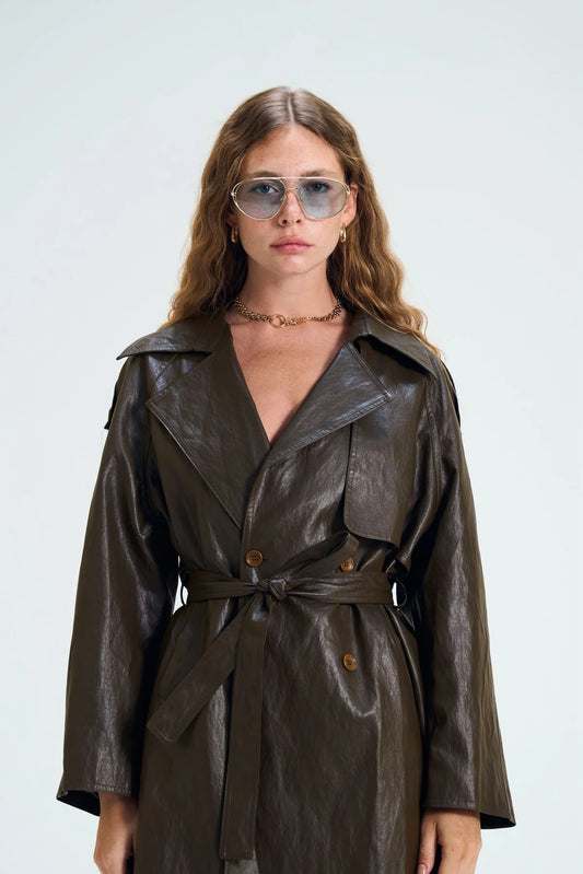 ג׳קט אלישיה חום כהה