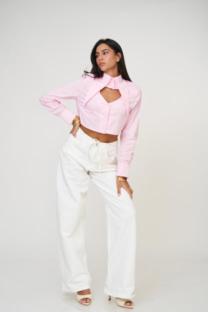 חולצת לימסל לב - שחור