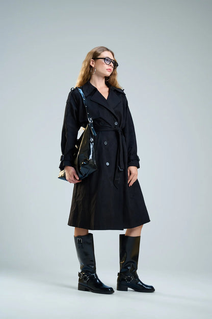 מעיל ניק זמש שחור