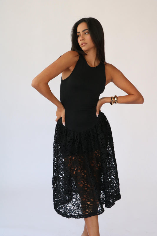 שמלת שרין -שחור