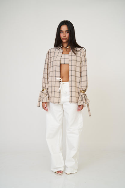 מכופתרת אניטה - אדום