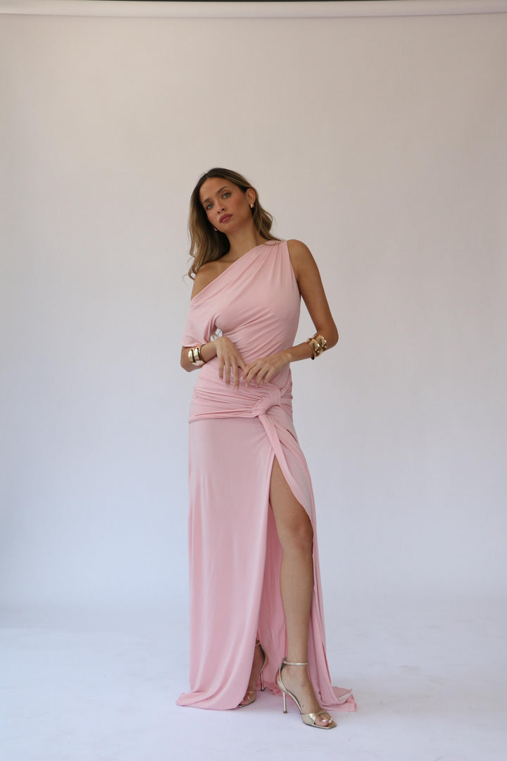 שמלת בל - ורוד