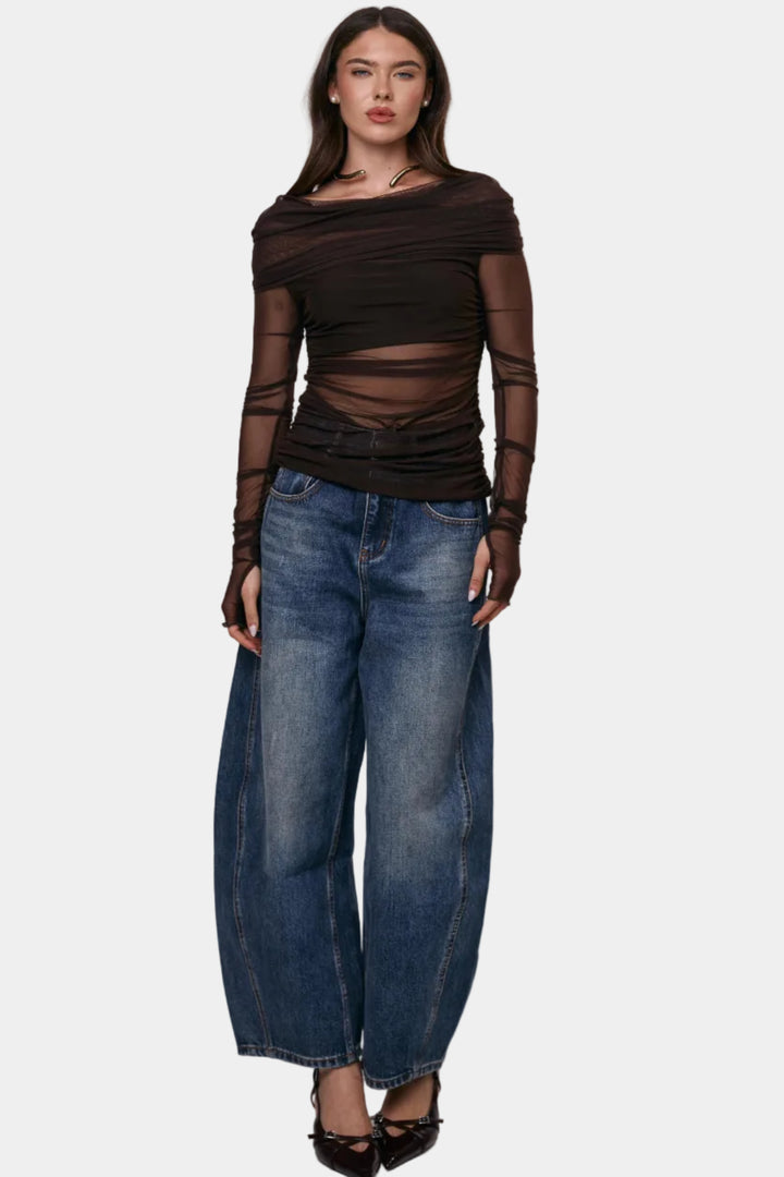 חולצת מיאל חום