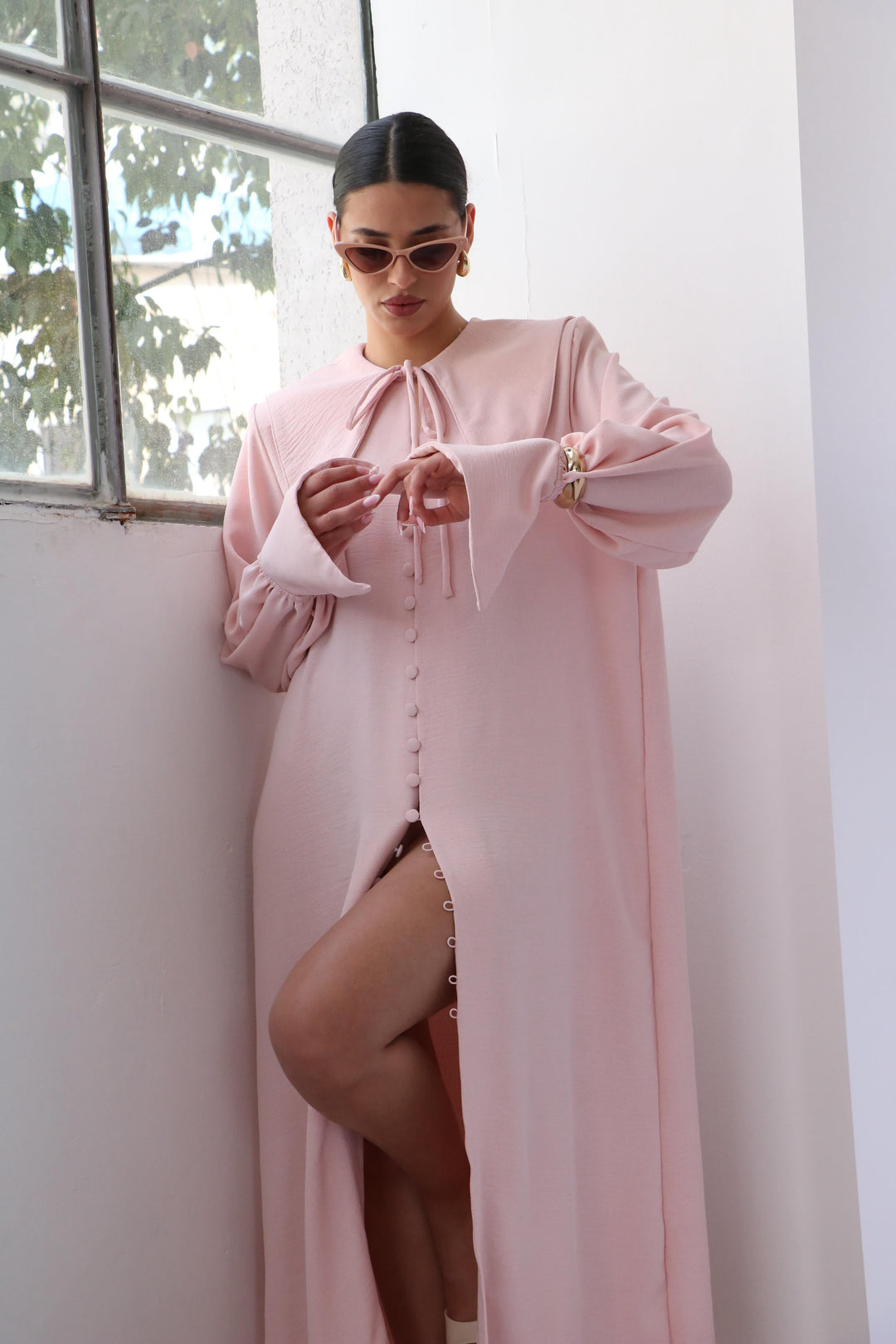 שמלת נילה - ורוד