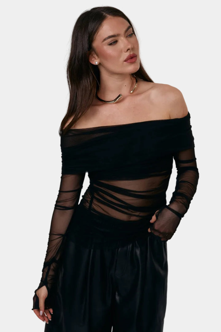 חולצת מיאל שחור