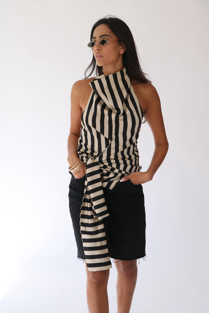 חולצת אדל מנוקד - ורוד