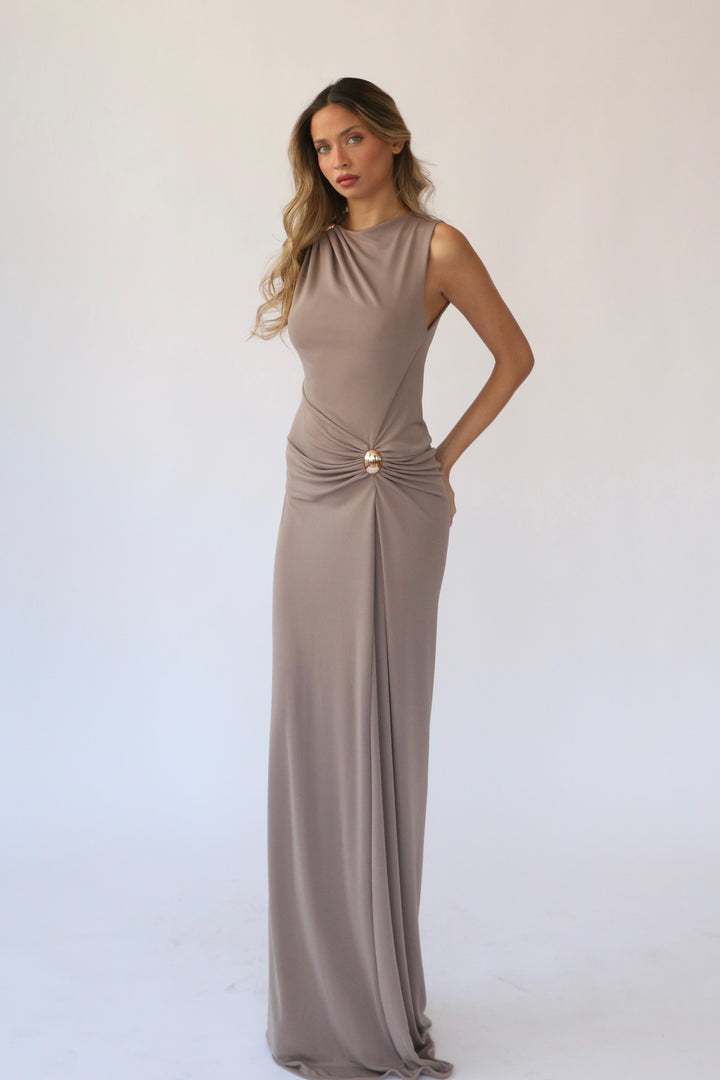 שמלת עדיה - קאמל