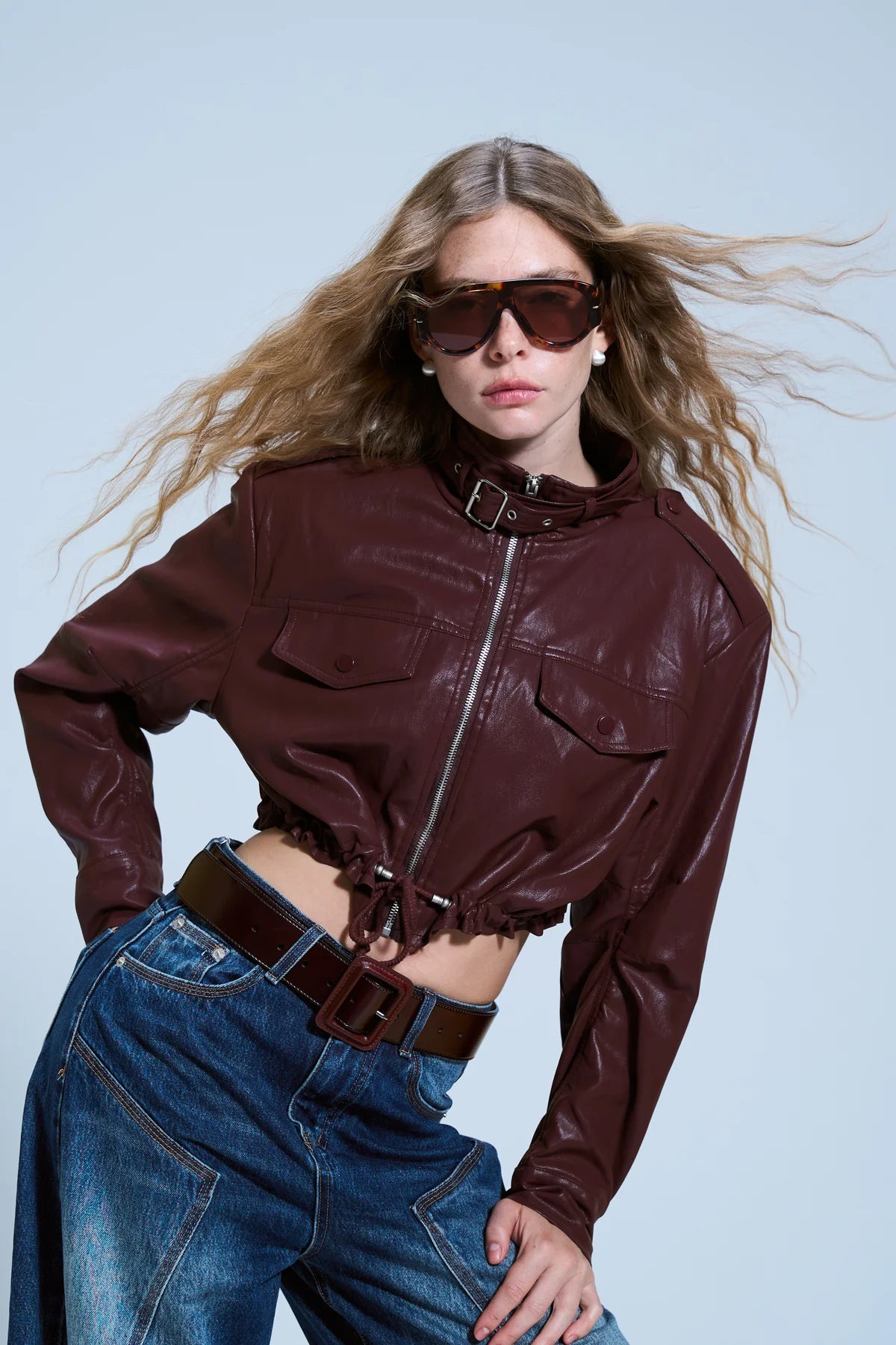 ג׳קט תיאה בורדו