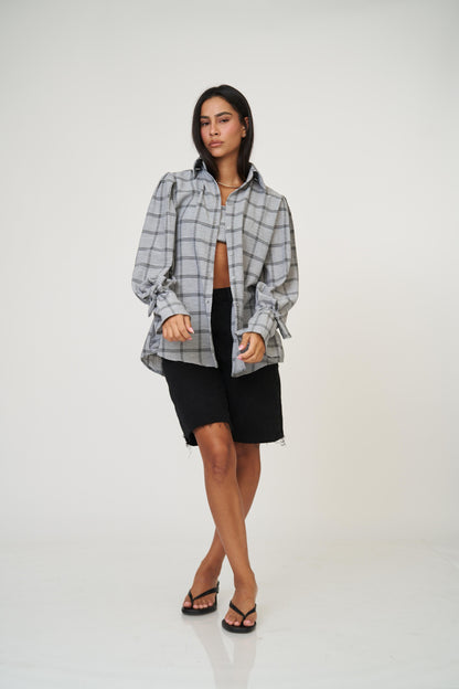 מכופתרת אניטה - אדום