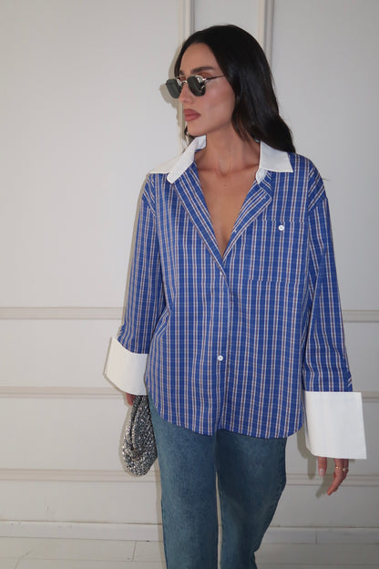 חולצה מכותרת דני - EXCLUSIVE