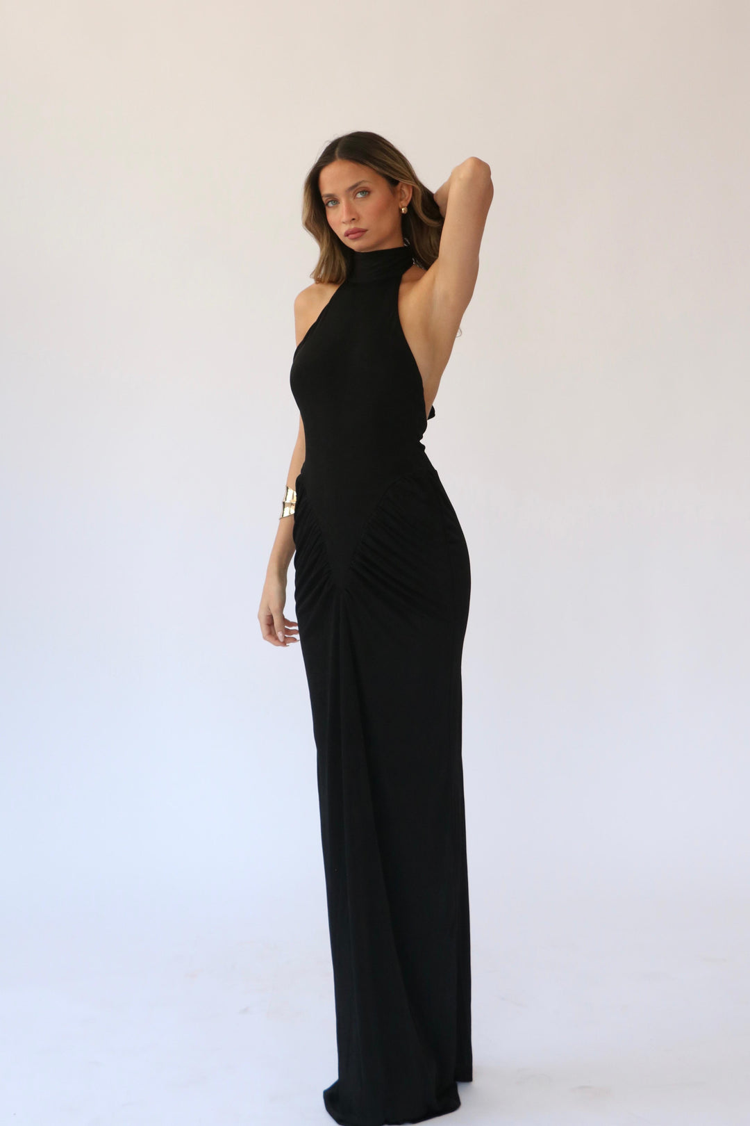 שמלת מוליבר - שחור