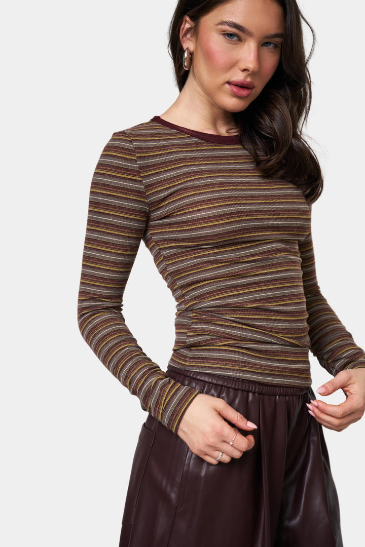 חולצת מוליבר - בורדו