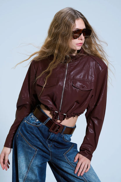 ג׳קט תיאה בורדו