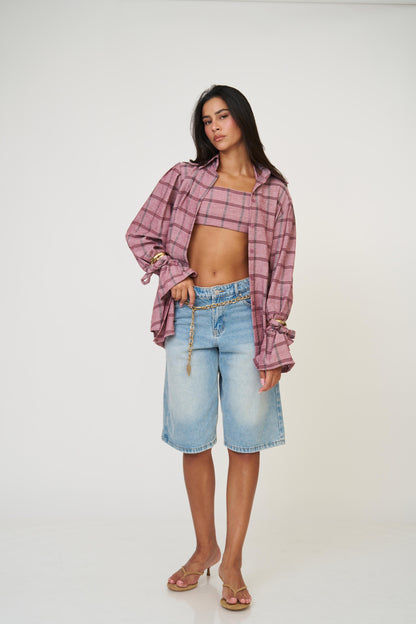 מכופתרת אניטה - אדום