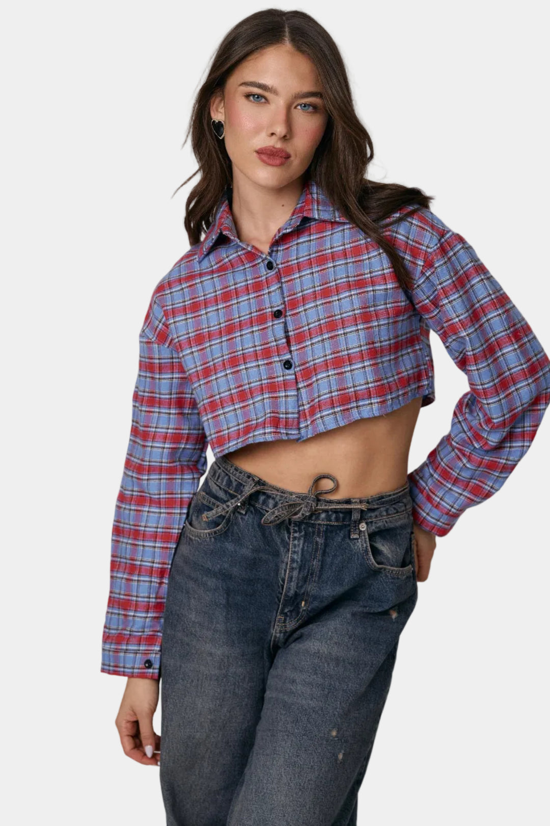 חולצת מוניק  - סגול