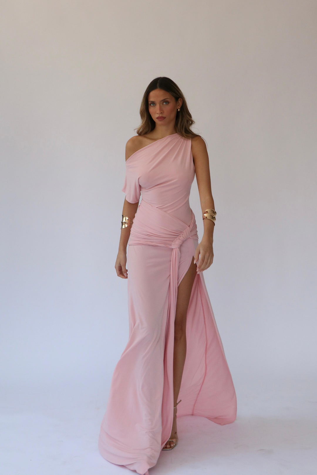 שמלת בל - ורוד