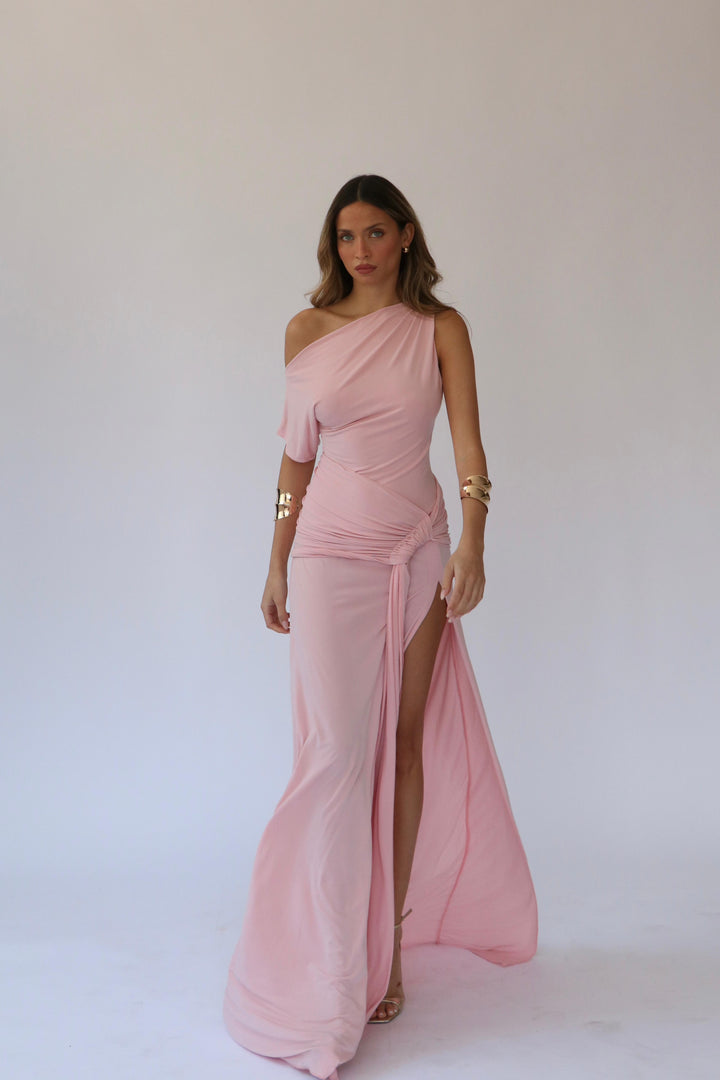 שמלת בל - ורוד