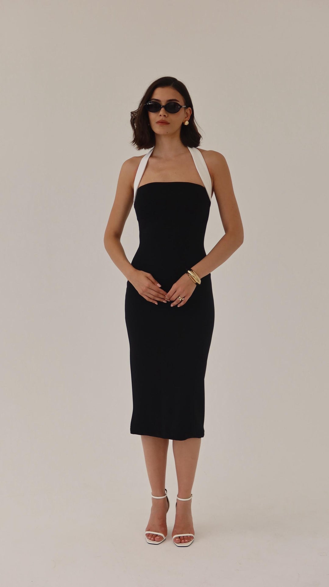 שמלת מודי - לבן