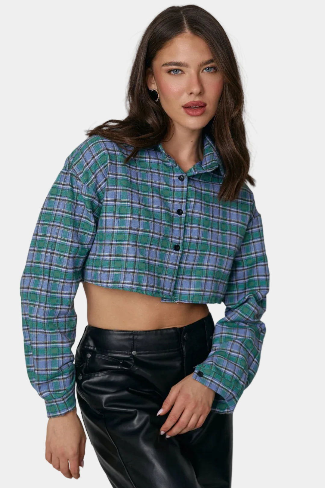 חולצת מוניק  - כחול