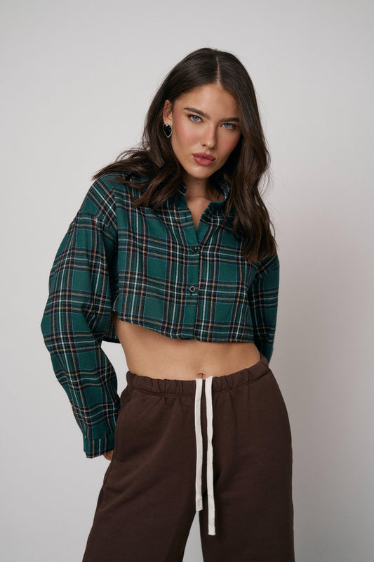 חולצת מוניק  - ירוק