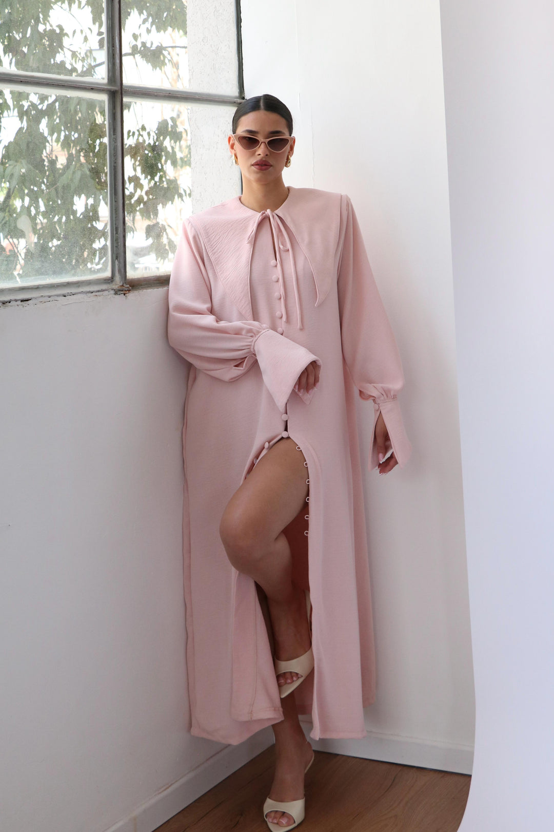 שמלת נילה - ורוד