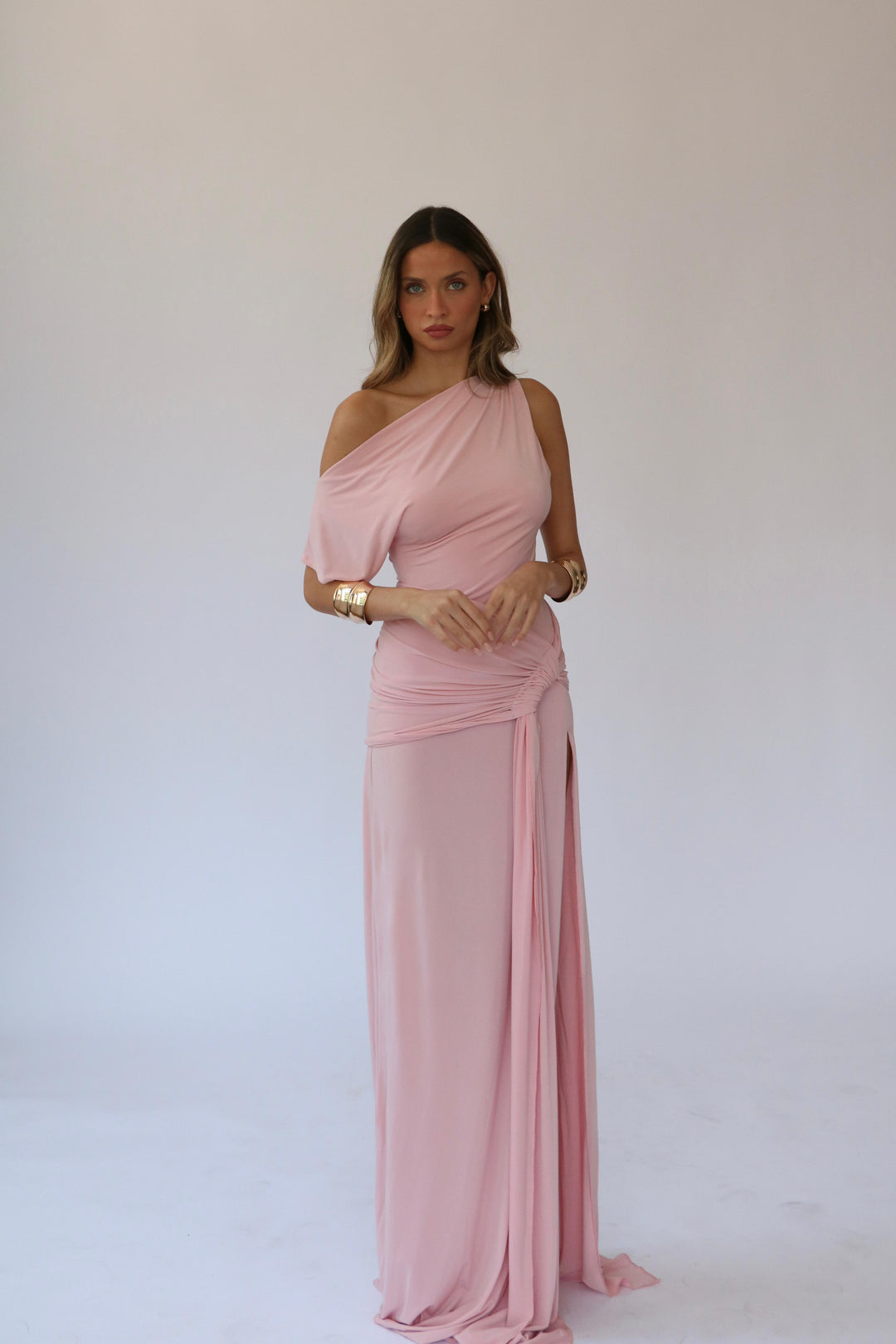 שמלת בל - ורוד