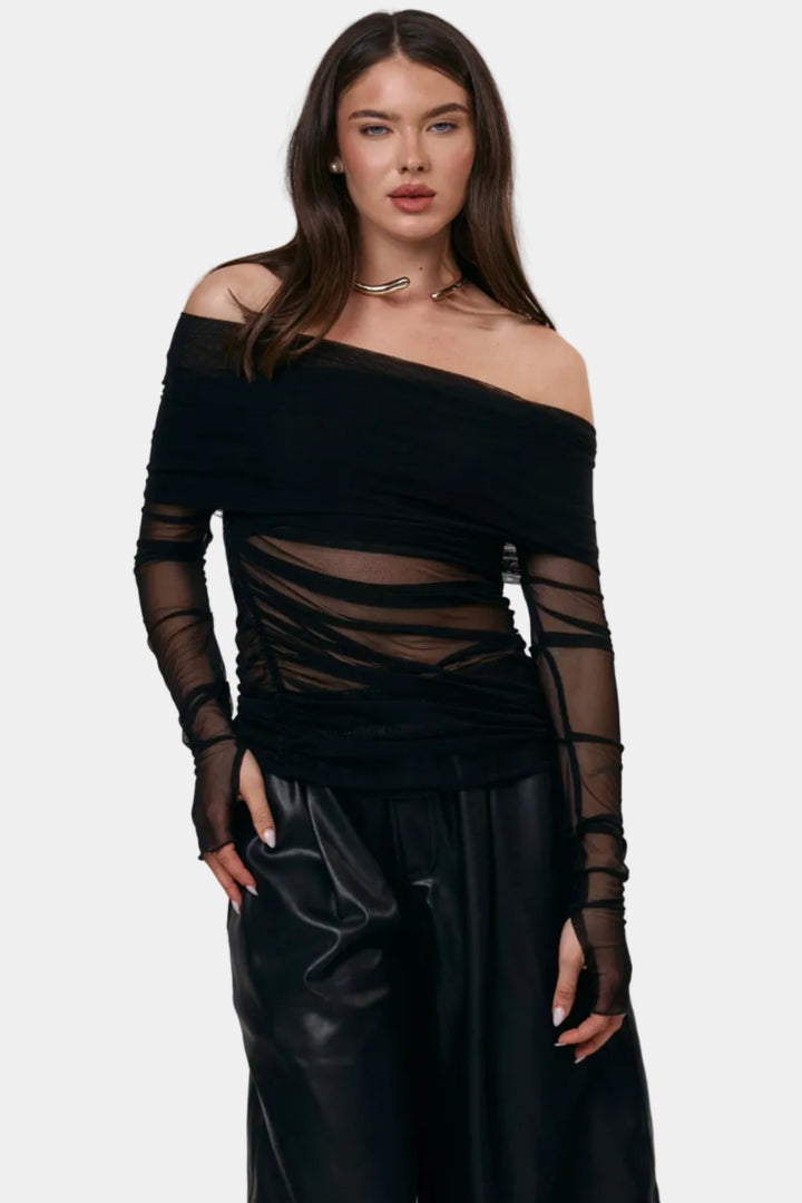 חולצת מיאל שחור