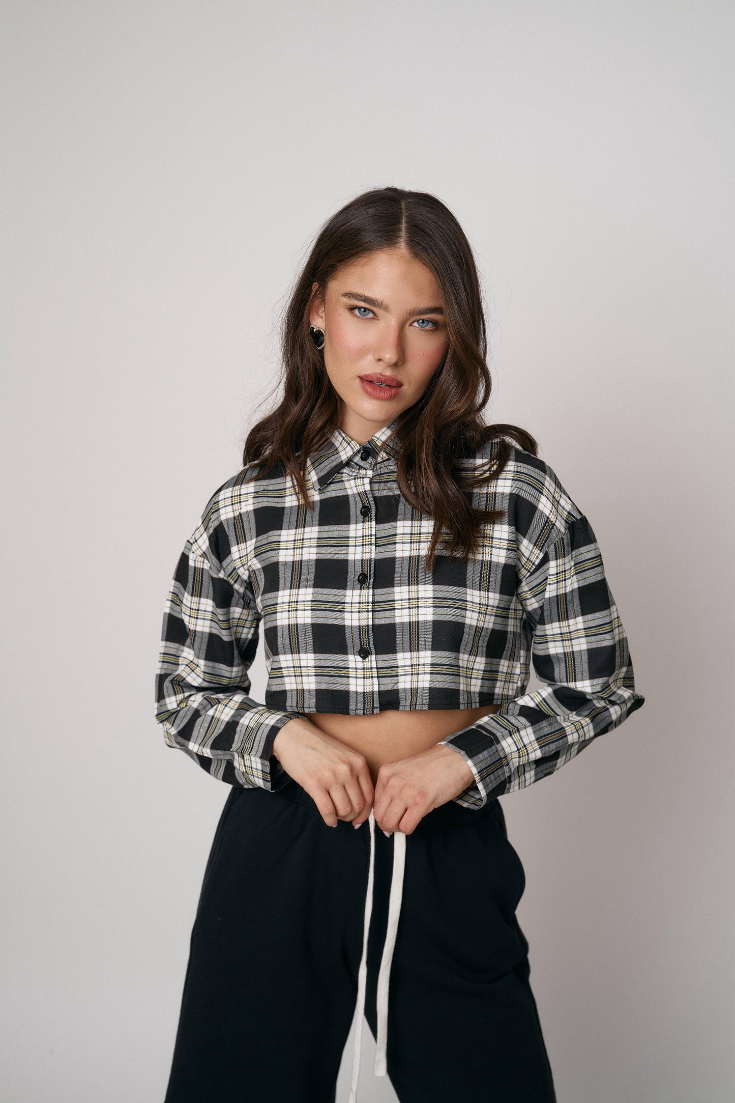 חולצת מוניק  - חרדל