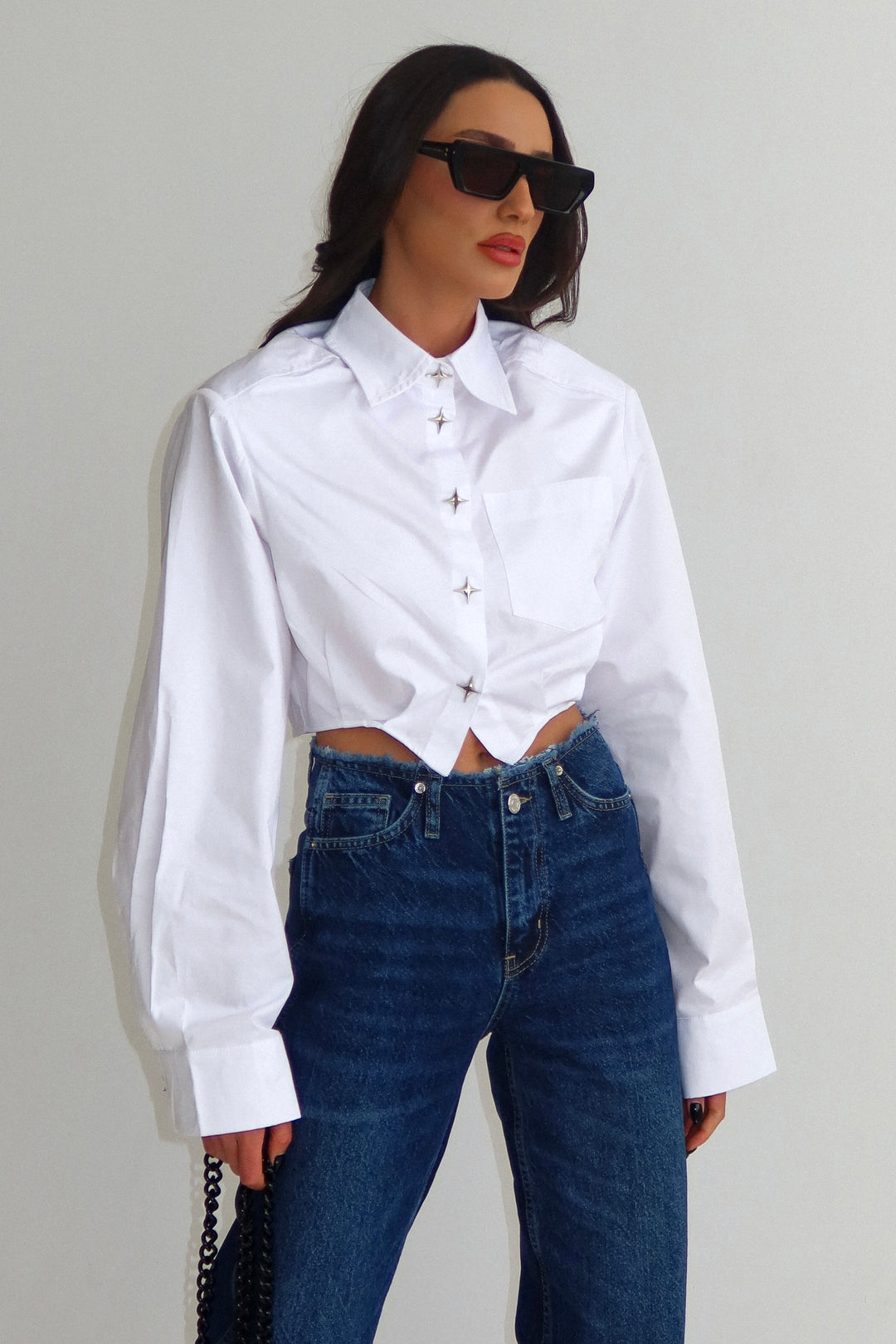 חולצת אנימה - כחול