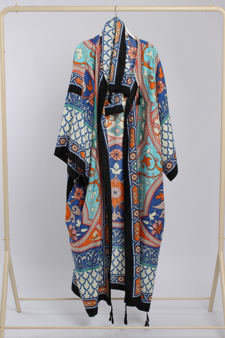 קימונו- כחול