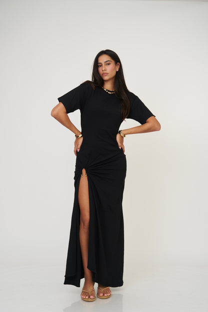 שמלת איימי - שחור